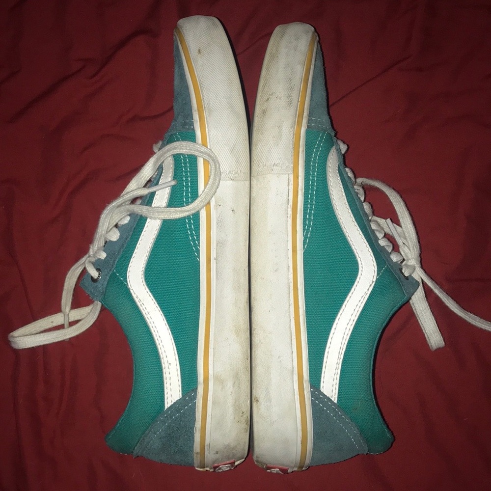 green w yellow trim vans